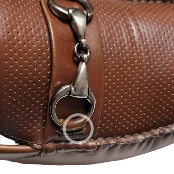 Kenneth Cole Reaction Brown Faux Leather Sound Driver Men's Loafers. 10MED - Picture 8 of 8